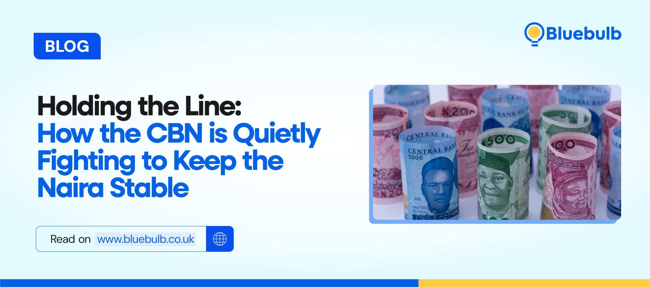 Holding the Line: How the CBN is Quietly Fighting to Keep the Naira Stable in 2025