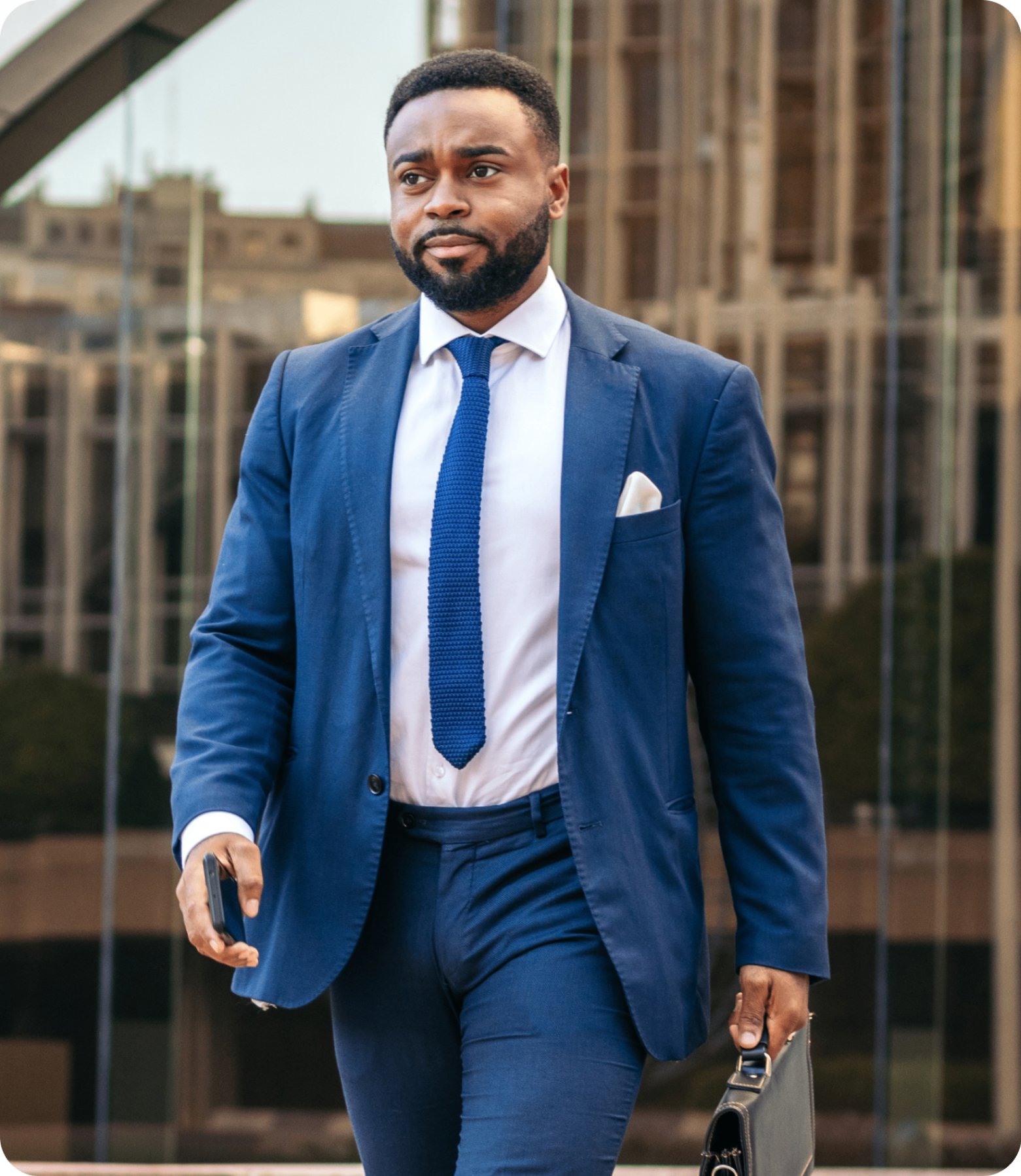 Professional businessman in corporate setting